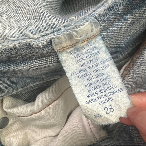 Vintage UNION MADE Polo Ralph Lauren Western Leather Fringe Concho Jeans ILGWU - Picture 3 of 13